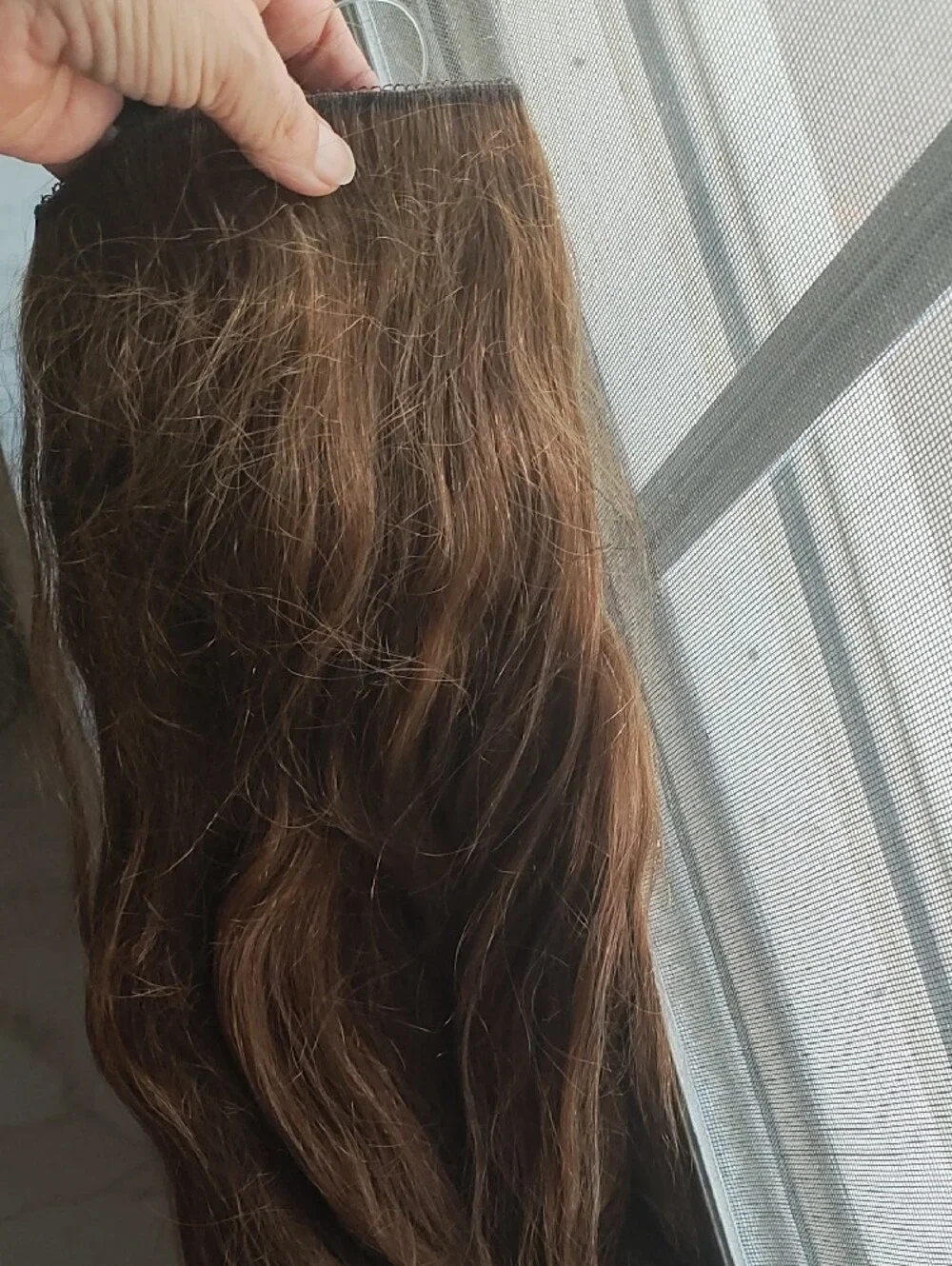 Natural Brown Wavy Clip-In Hair Extensions - Soft Volume